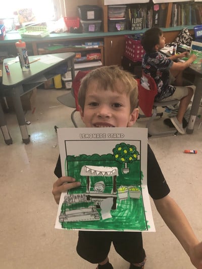 Beach Day Showcases Learning in First Grade - Photo Number 1