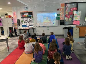 Virtual Meeting Lets 2nd Graders Learn About Robotics from GHS Team