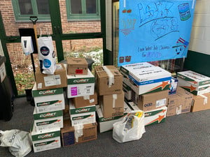 Whole-School Drive to Help Homeless Veterans Made a Difference!