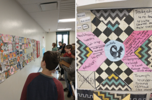 Students Create African Quilt Squares to Share Learning on Tragedy of Slavery