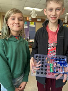Fourth Graders Learn About Electrical Systems in Science Class