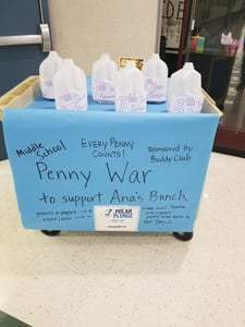 Penny War Sponsored by Buddy Club Raises Funds for Greendale's Polar Plunge Team