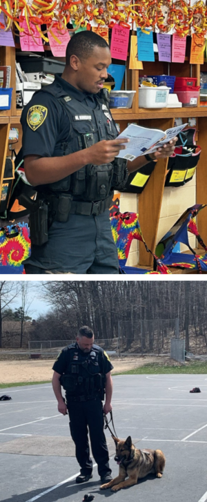 School Resource Officers Talk About Courage, Read to Students & Do K9 Demo
