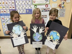 Kindergarten Students Learning How to Take Care of the Earth