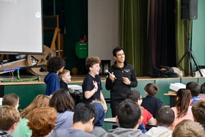 Renowned Author Comes to GMS to Speak to Sixth Graders