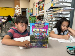 Second Grade Researching National Parks