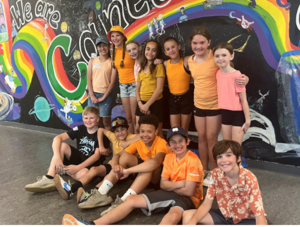 Fifth Graders Show Leadership & More Volunteering at 5K Lunch Period