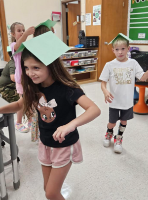 Third Graders Learning Through Team-Building Exercises