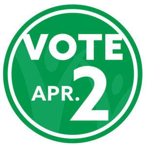 Vote Apr. 2 Button