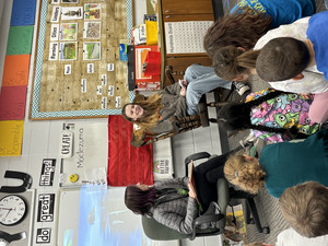 GHS Robotics Students Visit First Graders for a Read-Aloud