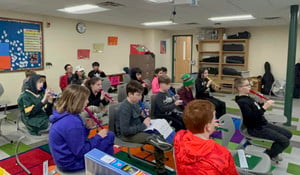 Fourth Graders Master the Recorder in Music Class
