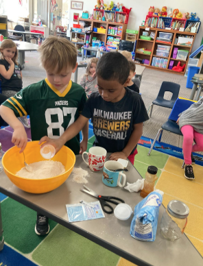 Kindergarten Learns How Butter Was Made Years Ago