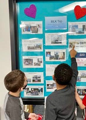 Display Reinforces Students' Knowledge About MLK & Civil Rights Movement