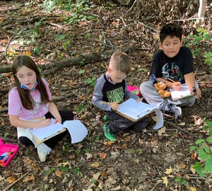 Second Grade Plant Scientists Studied in Canterbury Woods