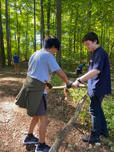 8th Grade Forest Service Learning - Photo Number 2