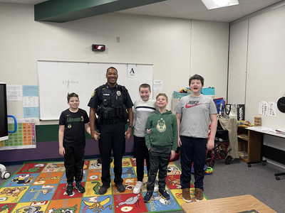 Officer Hudson at GMS