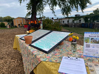 Welcome Guests Table