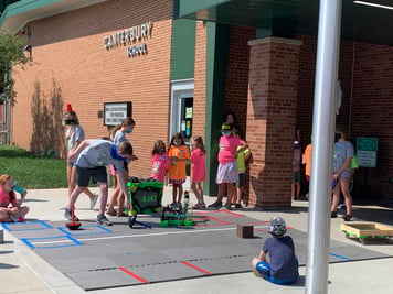 Graffiti Robotics Camp Outdoor Challenges