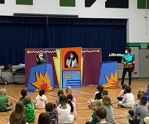 Students Enjoy Assembly Featuring Kohl's Wild Theater Production