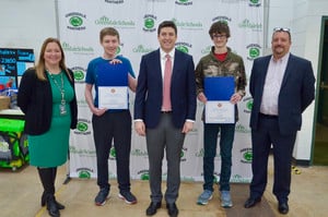 Two GHS Students Win App Challenge and Have Awards Presented by Congressman Bryan Steil