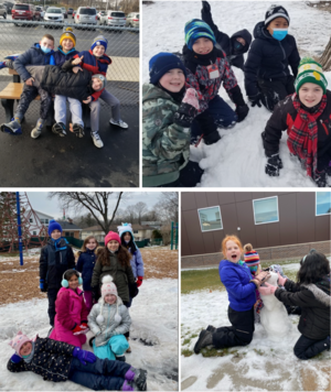 Our Elementary Students Have Some Fun Outside