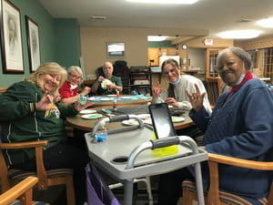 ASL Students Meet With Local Deaf Senior Citizens