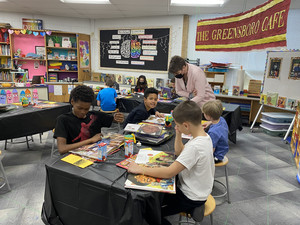 Black History Month Cafe Helps Students "Sample" Books by Black Authors