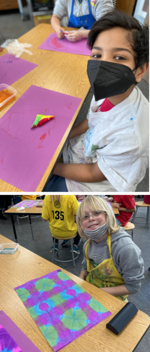 Students Learn Japanese Art Technique Shibori