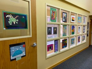 Student Art Work Celebrated With Display at Greendale Public Library