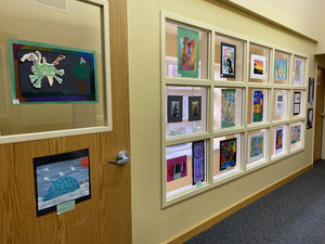 Student Art Work Celebrated With Display at Greendale Public Library