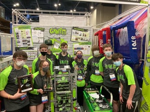 GHS Robotics Team GRAFFITI Earns Third Highest Award at World Championship Competition