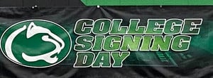 College Signing Day Banner at GHS