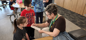 HV and First Graders Celebrate With Reading Buddies