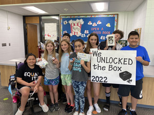 Library Hosts Lock-Box Challenge for Fifth Graders