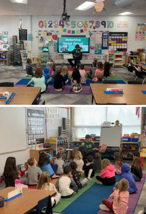 GHS Robotics Team Members Read Books, Shared Insight With 5K-2nd Grade