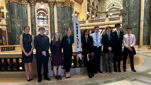 Robotics Team Member Lobby State Legislators for Increased Funding for Robotics League