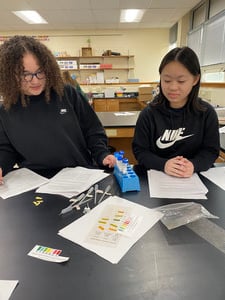 Biomed Students Complete Diabetes Diagnosis Lab