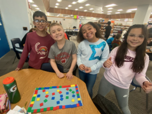 Fourth Graders Embracing Math Learning