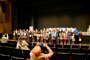 Forty-Five GHS Students Join National Honor Society in Special Ceremony