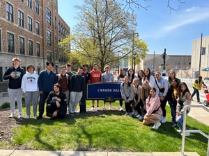 Project Lead the Way Human Body Systems Students Go to Marquette University Gross Anatomy Lab