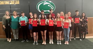 Fifteen Students Inducted Into Spanish National Honor Society