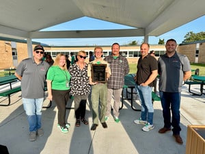 GHS Junior Creates Outdoor Courtyard/Learning Space as Eagle Scout Project