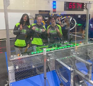 "Women in STEM" Leads Team to First Place Finish at Robotics Scrimmage