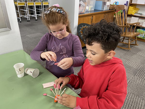 First Graders Work Together in Science