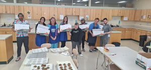 Buddy Club Bakes Cookies for Soldiers