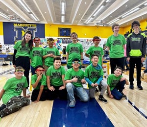 Lego and Robotics Team Participates in Competition at Marquette High School