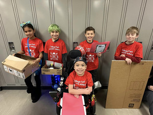 Fourth Grade Lego League Team Rocks First Competition