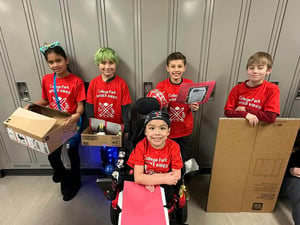 Fourth Grade Lego League Team Rocks First Competition