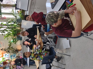 Students Use Kindness to Create Placemats for Area Senior Citizens