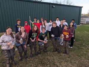 AP Environmental Students Study Impact of Rain on Creek Water Quality